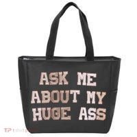 Ask Me About Me Huge Ass Funny Quotes Tote Bag thumb 0