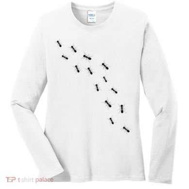 Ant Marching Ants Insect Women Gift Women's Long Sleeve Shirt