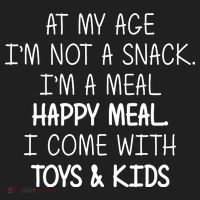 At My Age I'm Not A Snack I'm A Happy Meal Beanie thumb 2