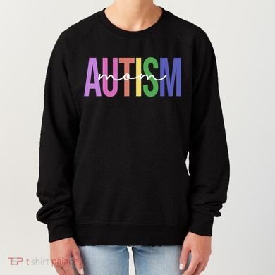 Autism Mom Awareness Colorful Women's Sweatshirt