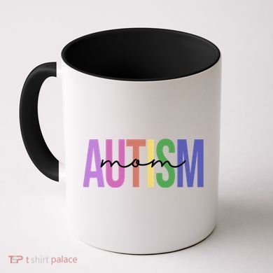 Autism Mom Awareness Colorful Coffee Mug