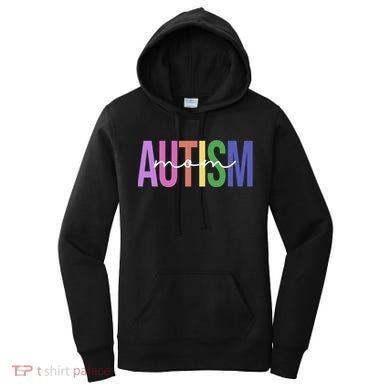Autism Mom Awareness Colorful Women's Hoodie