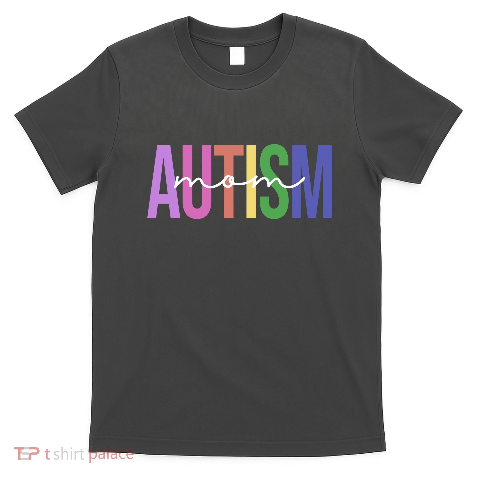 Autism Mom Awareness Colorful T-Shirt