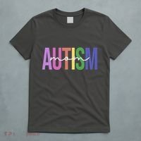 Autism Mom Awareness Colorful T-Shirt thumb 5