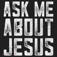 Ask Me About Jesus  Christian Faith  Bible Verse Golf Towel thumb 3