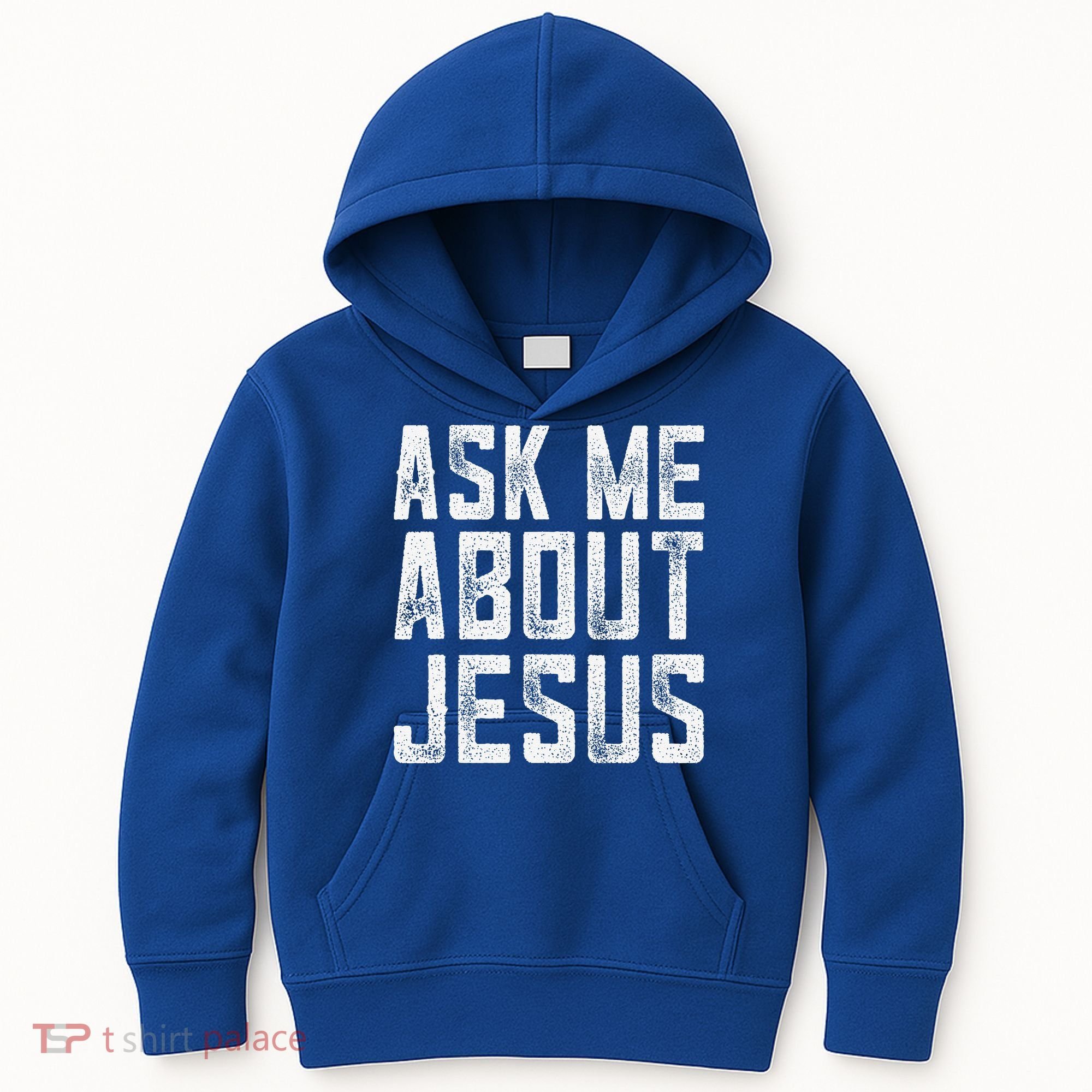 Ask Me About Jesus  Christian Faith  Bible Verse Kids Hoodie