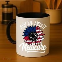 Ask Me About Medicare Health Insurance Consultant Gift Coffee Mug thumb 4
