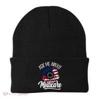 Ask Me About Medicare Health Insurance Consultant Gift Beanie thumb 0