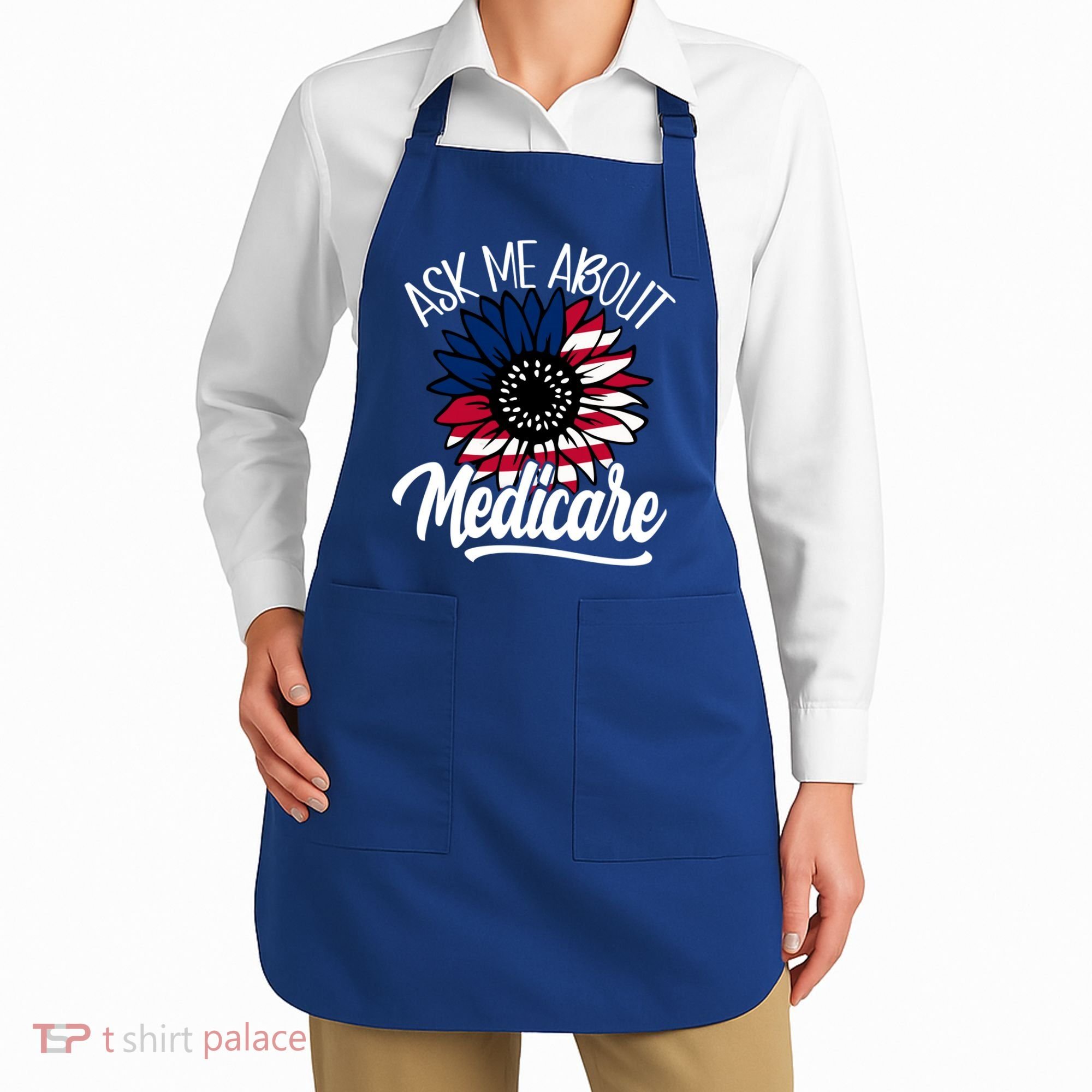 Ask Me About Medicare Health Insurance Consultant Gift Apron