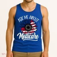 Ask Me About Medicare Health Insurance Consultant Gift Tank Top thumb 3