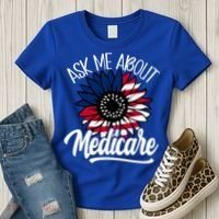 Ask Me About Medicare Health Insurance Consultant Gift Women's T-Shirt thumb 3
