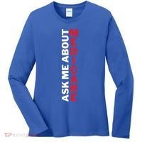 Ask Me About Medicare Great Gift Women's Long Sleeve Shirt thumb 0