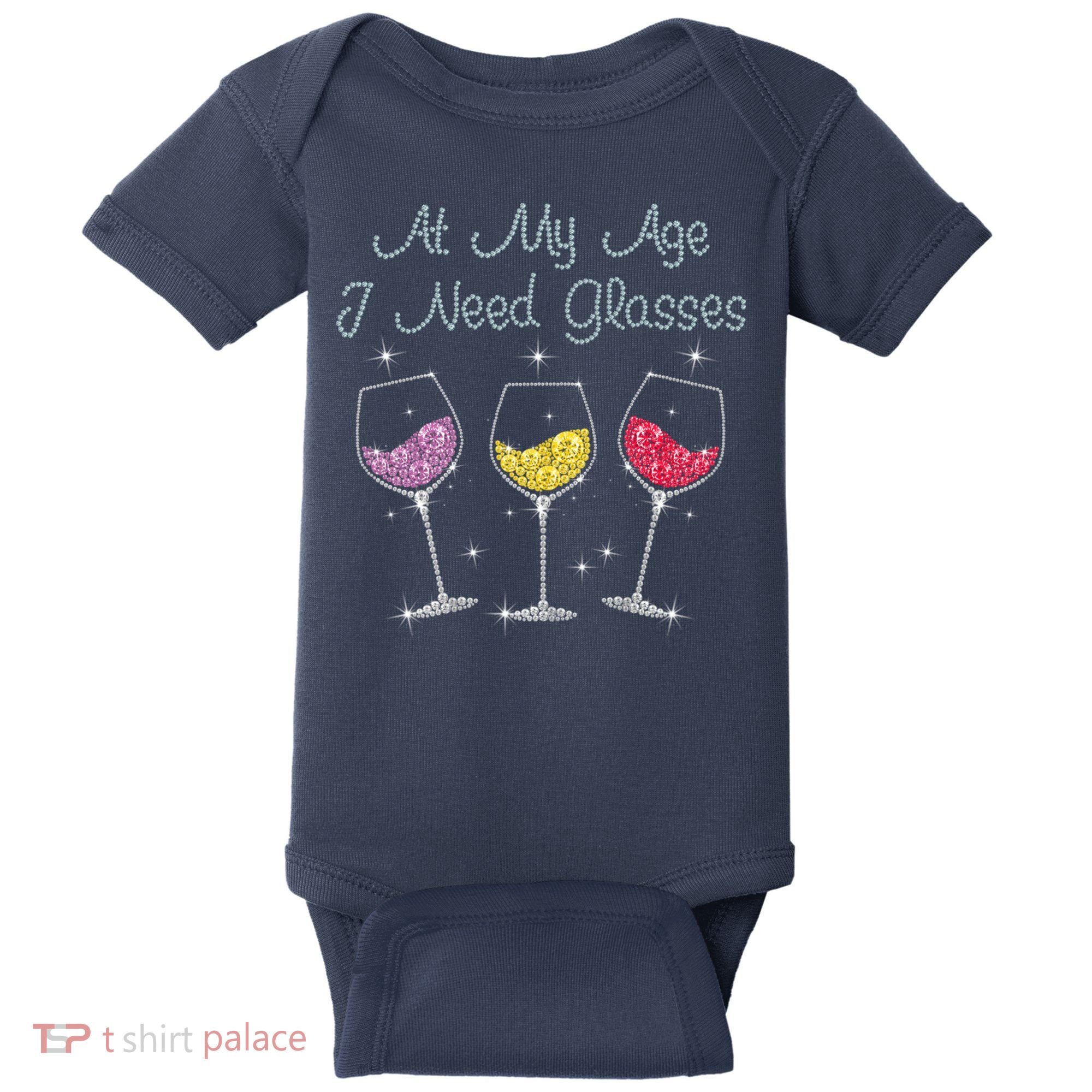 At My Age I Need Glasses  Baby Bodysuit