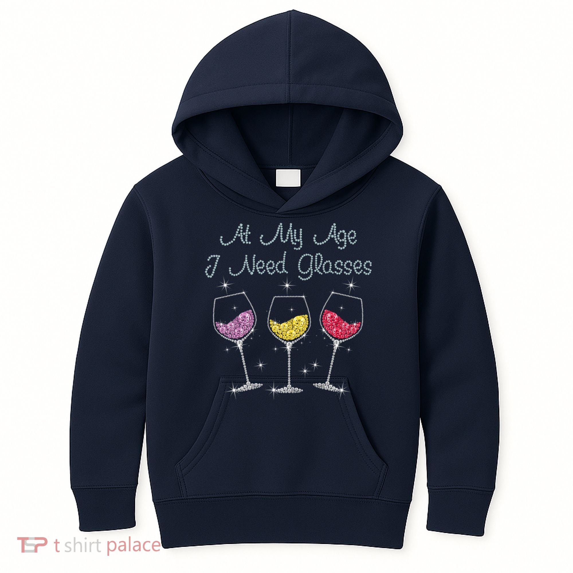 At My Age I Need Glasses  Kids Hoodie