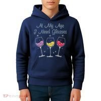 At My Age I Need Glasses  Kids Hoodie thumb 4