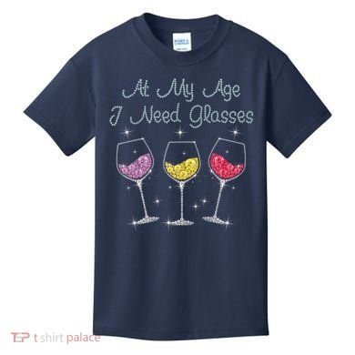 At My Age I Need Glasses  Kids T-Shirt