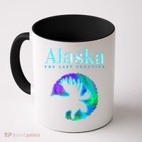 Alaska Moose Aurora Borealis The Last Frontier Funny Gift Coffee Mug thumb 0