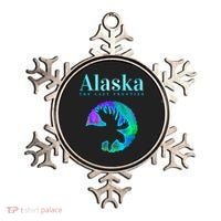 Alaska Moose Aurora Borealis The Last Frontier Funny Gift Ornament thumb 0