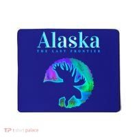 Alaska Moose Aurora Borealis The Last Frontier Funny Gift Mousepad thumb 0
