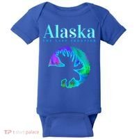 Alaska Moose Aurora Borealis The Last Frontier Funny Gift Baby Bodysuit thumb 0