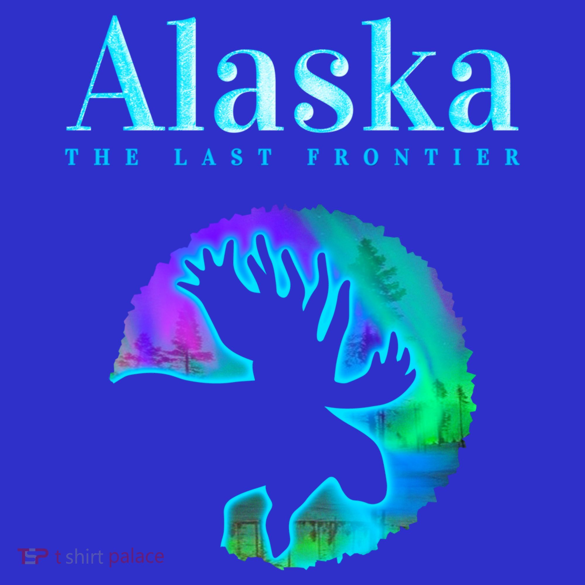 Alaska Moose Aurora Borealis The Last Frontier Funny Gift Baby Bodysuit