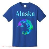 Alaska Moose Aurora Borealis The Last Frontier Funny Gift Kids T-Shirt thumb 0