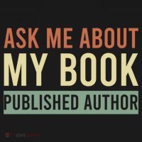 Ask Me About My Book Published Author Gift For Writer Gift Bucket Hat thumb 4