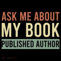 Ask Me About My Book Published Author Gift For Writer Gift Ornament thumb 1