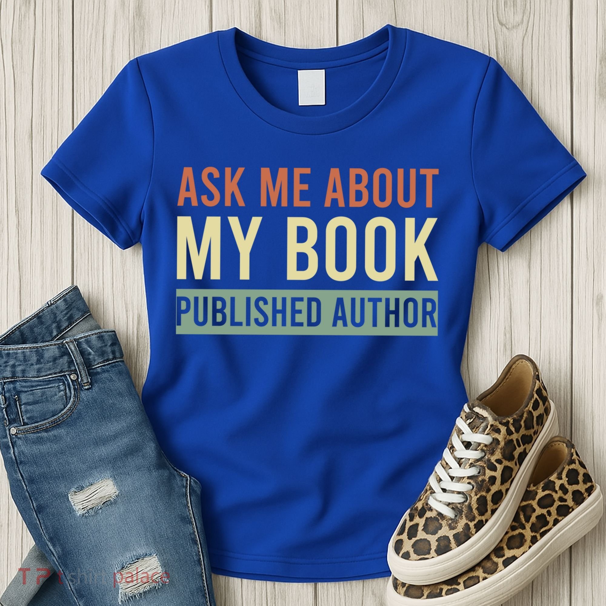 Ask Me About My Book Published Author Gift For Writer Gift Women's T-Shirt