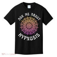 Ask Me About Hypnosis Pink Orange New Age Hypnotist Kids T-Shirt thumb 0