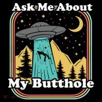 Ask Me About My Butthole Funny Alien Believer Retro 80s Gift Coffee Mug thumb 5