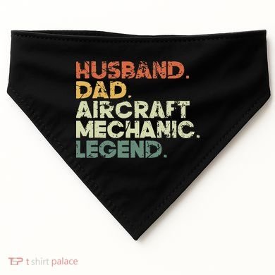 Airplane Mechanic Aircraft Maintenance Pilot Technician USA-Made Doggie Bandana