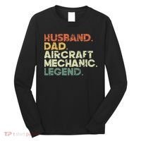 Airplane Mechanic Aircraft Maintenance Pilot Technician Long Sleeve Shirt thumb 0