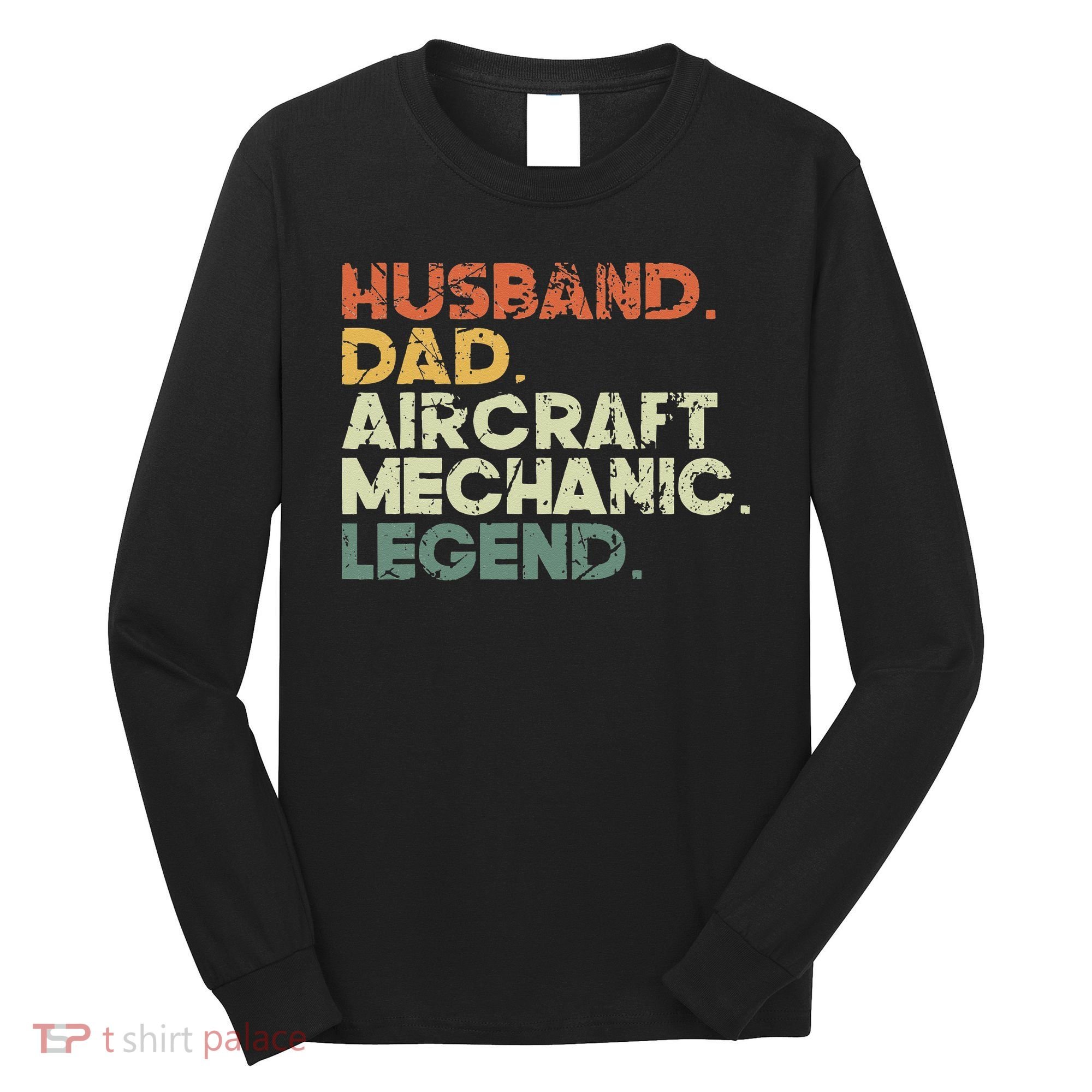 Airplane Mechanic Aircraft Maintenance Pilot Technician Long Sleeve Shirt