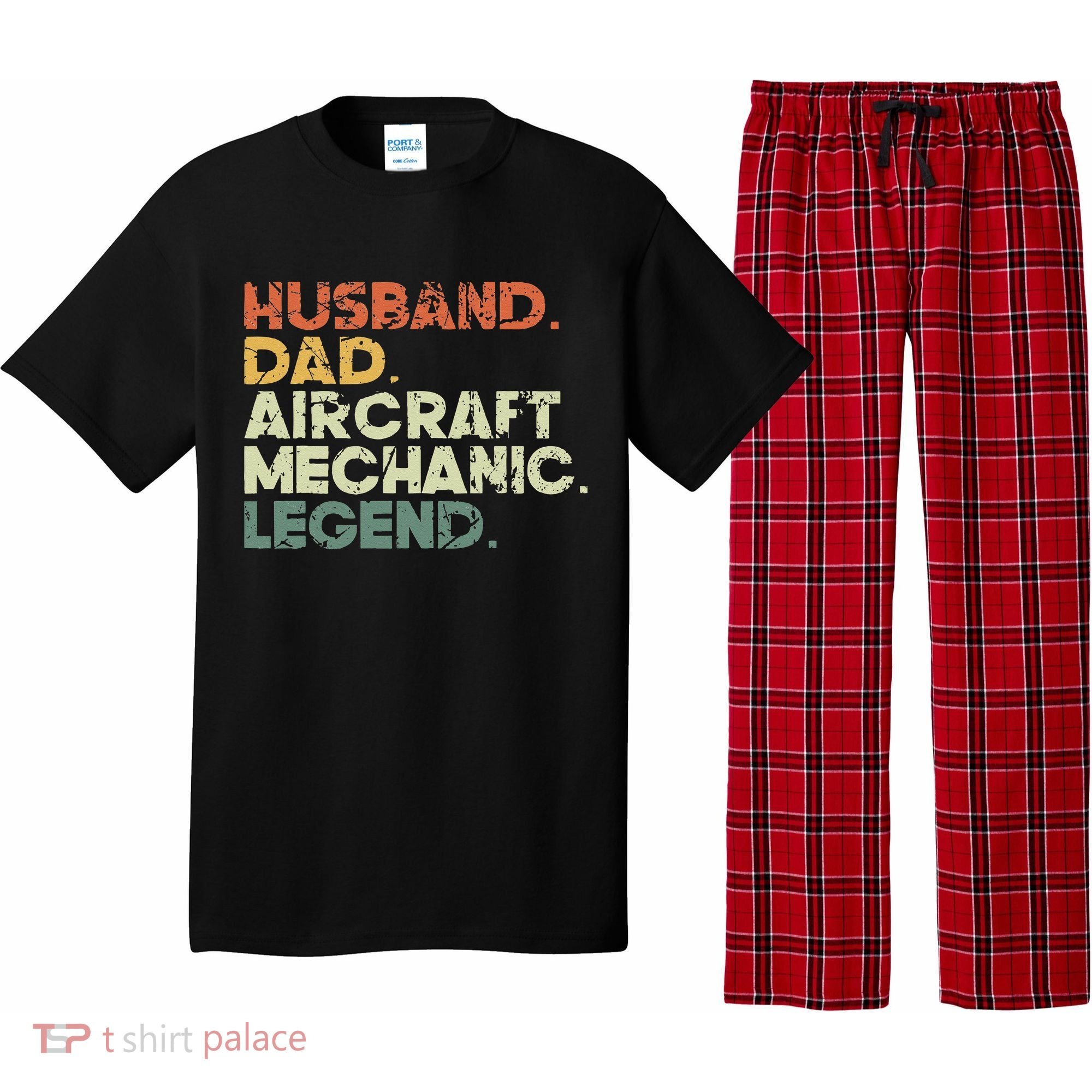 Airplane Mechanic Aircraft Maintenance Pilot Technician Pajama Set