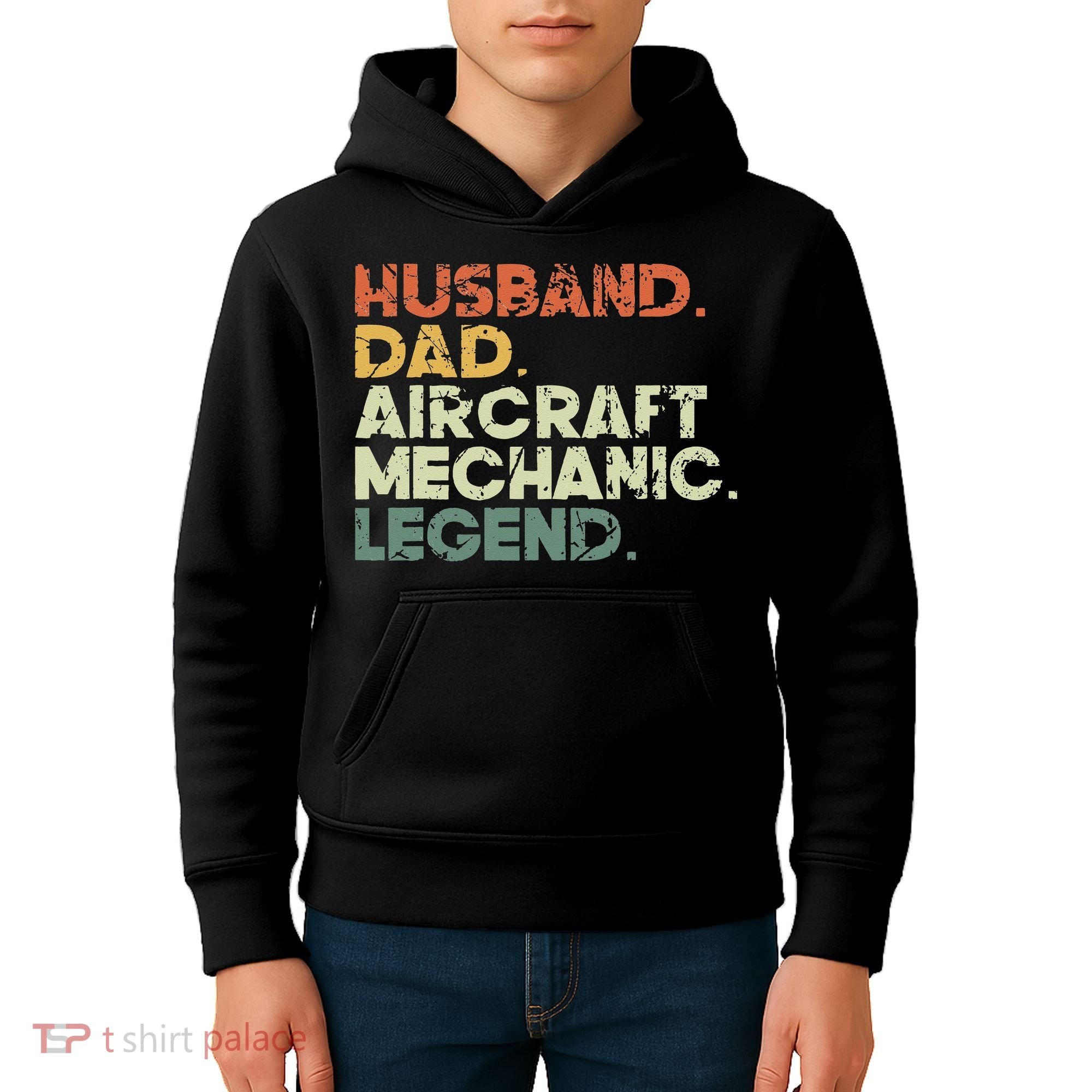 Airplane Mechanic Aircraft Maintenance Pilot Technician Kids Hoodie