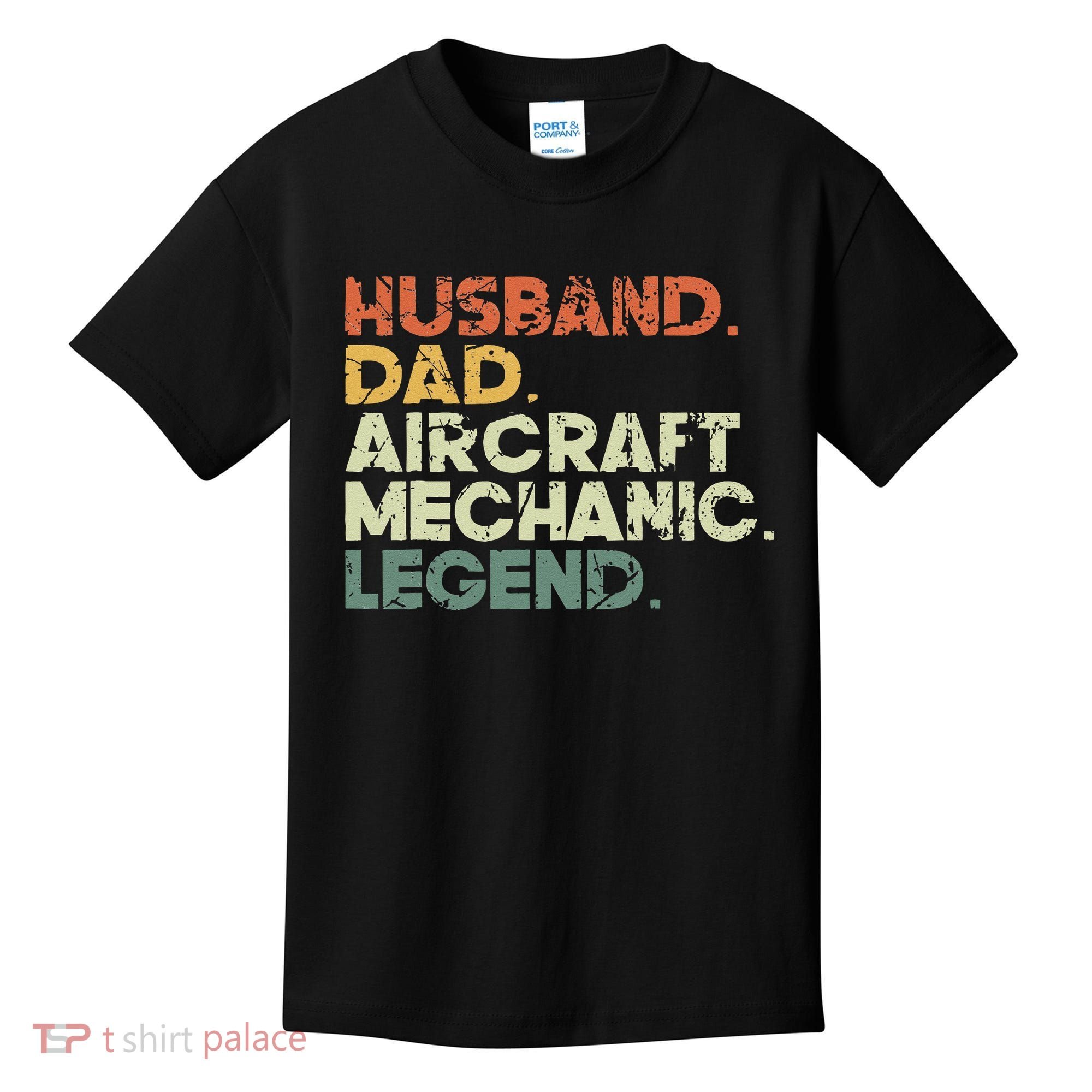 Airplane Mechanic Aircraft Maintenance Pilot Technician Kids T-Shirt