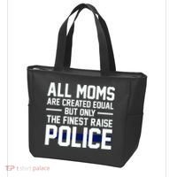 All Moms Are Created Equal But Only The Finest Raise Police Tote Bag thumb 3
