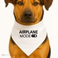 Airplane Mode USA-Made Doggie Bandana thumb 1