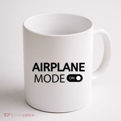 Airplane Mode Coffee Mug back