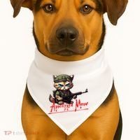 Apocalypse Meow USA-Made Doggie Bandana thumb 1