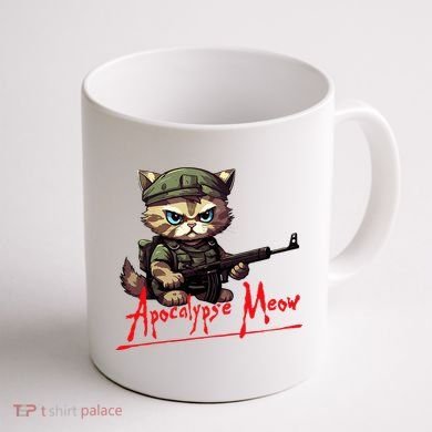 Apocalypse Meow Coffee Mug back
