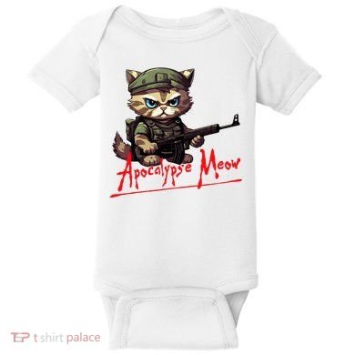 Apocalypse Meow Baby Bodysuit