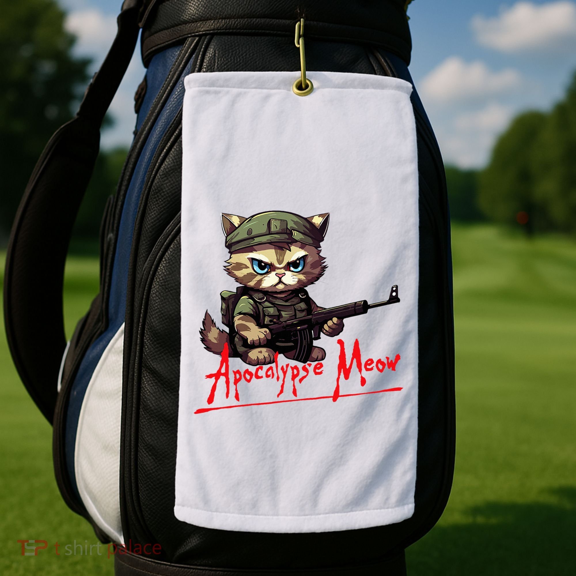 Apocalypse Meow Golf Towel