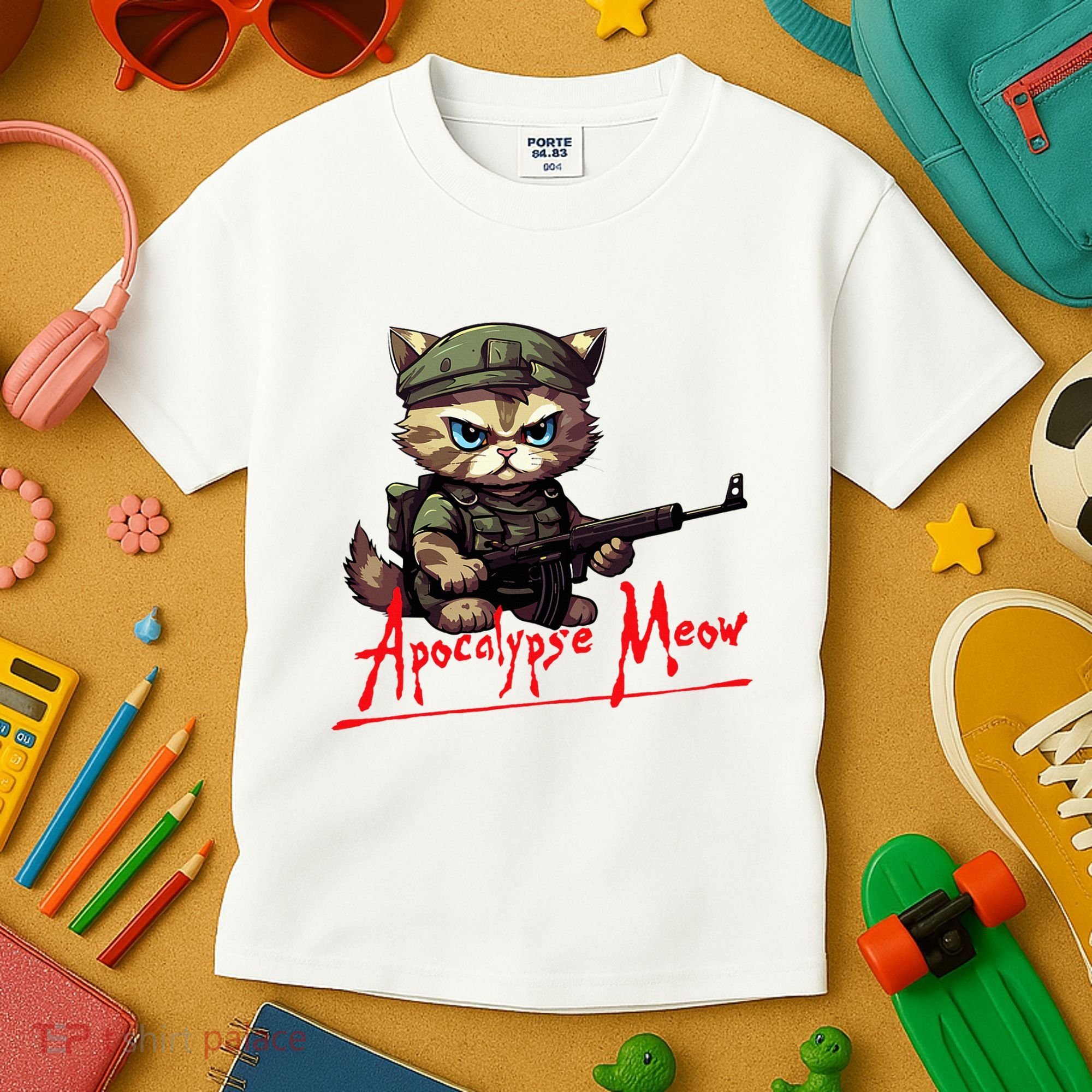 Apocalypse Meow Kids T-Shirt