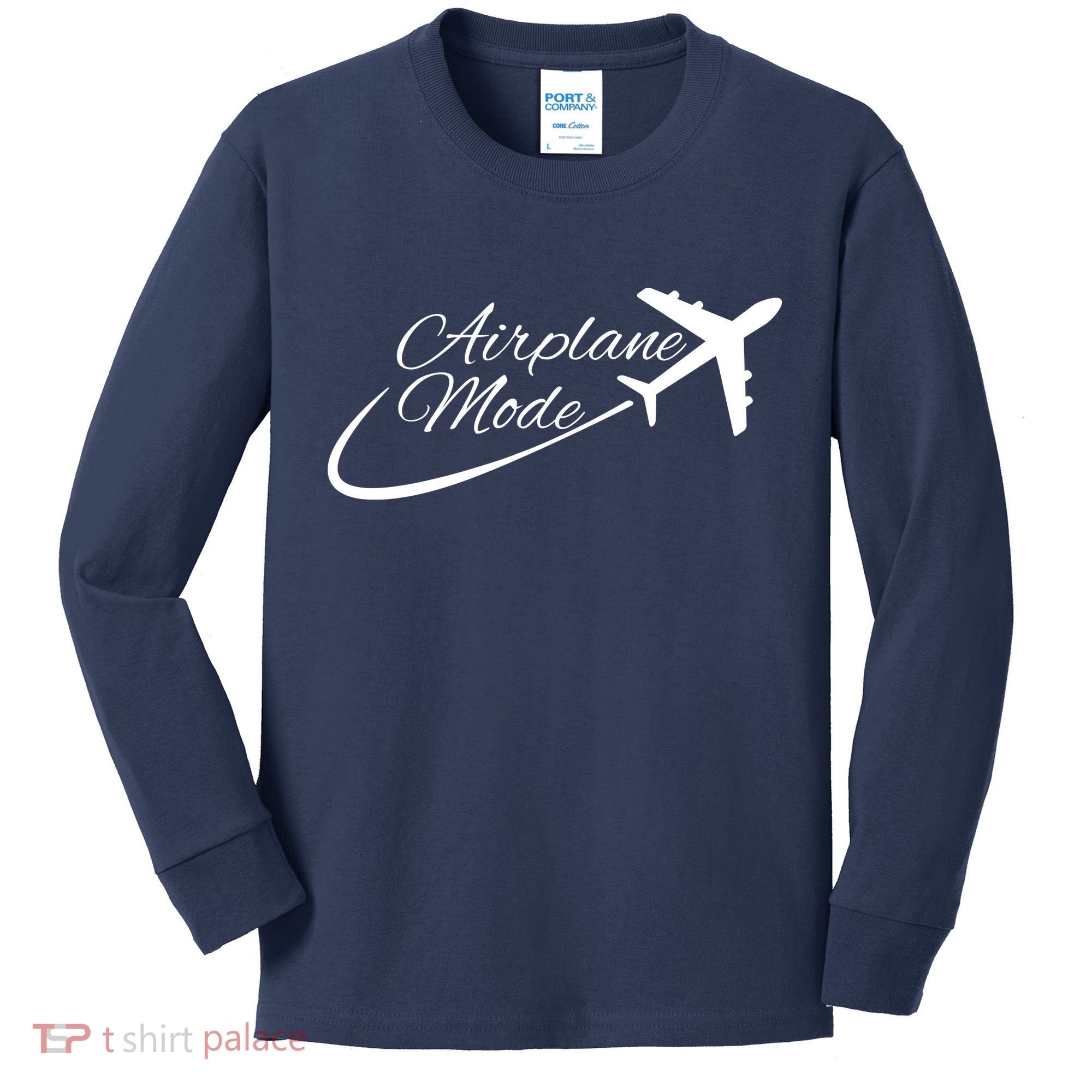 Airplane Mode Kids Long Sleeve Shirt