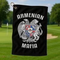 Armenian Mafia Armenia Golf Towel thumb 1