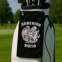 Armenian Mafia Armenia Golf Towel thumb 2