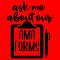 Ask Me About Our Ama Forms AMA Forms Shirt, Medical Professional Shirt, Nurse Santa Hat thumb 1