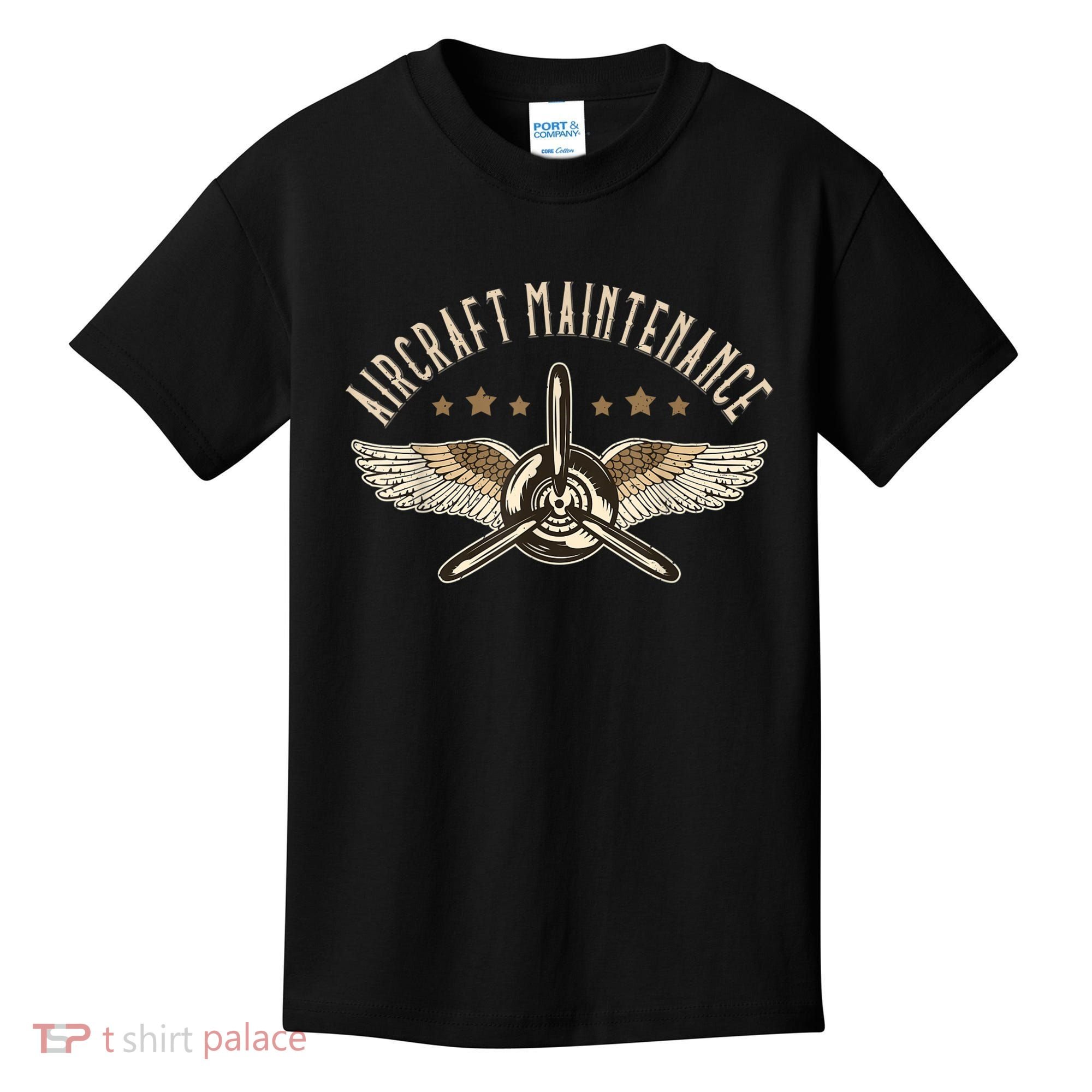 Aircraft Maintenance Airplane Mechanics Aircraft Mechanic Kids T-Shirt